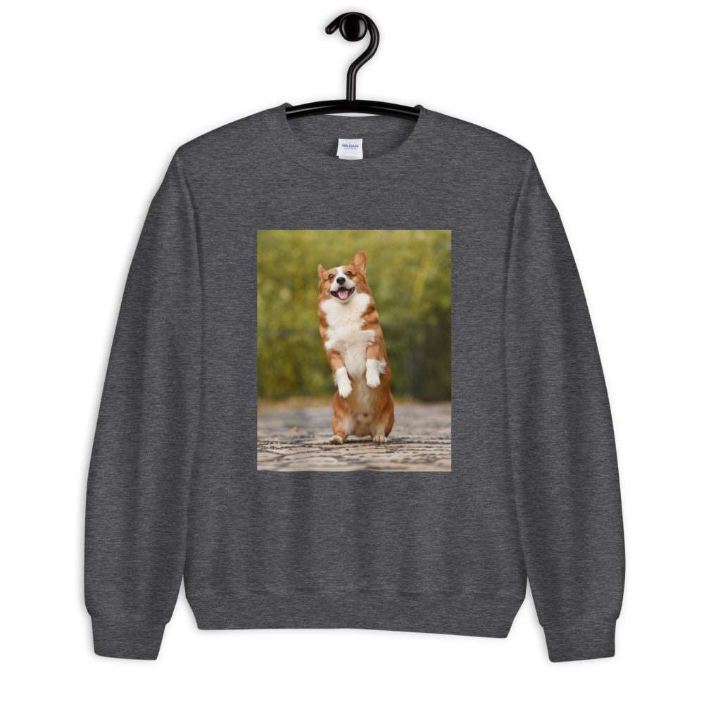 Standing-corgi ユニセックス スウェット