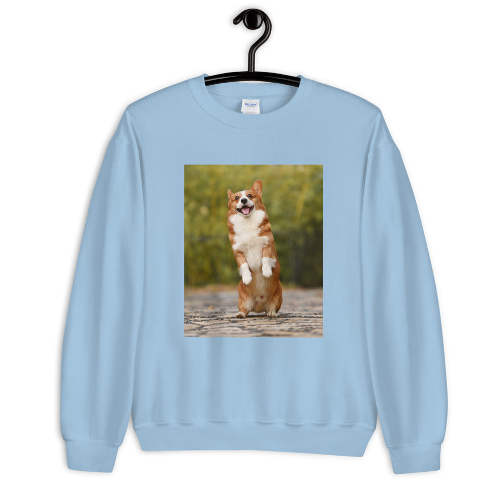 Standing-corgi ユニセックス スウェット