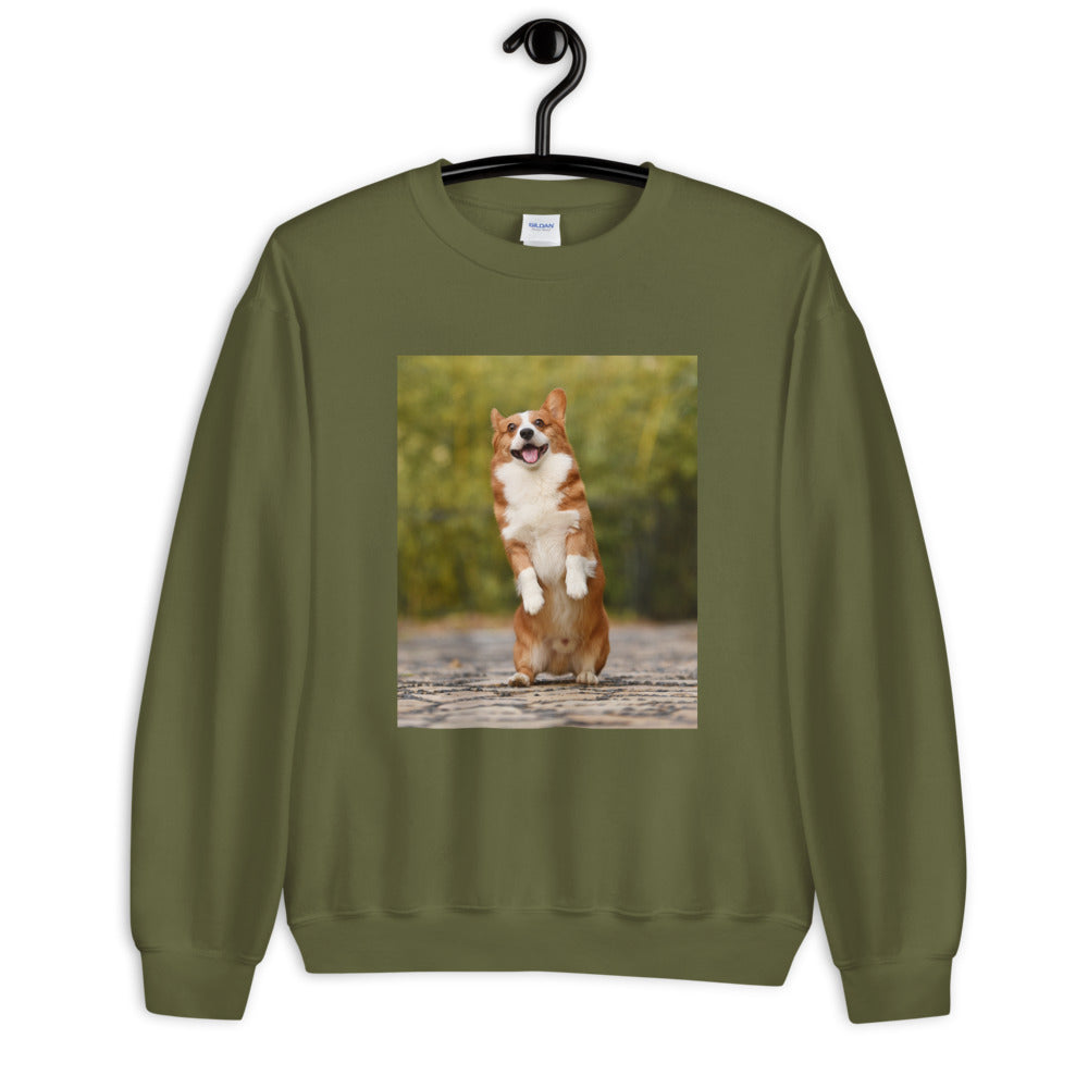 Standing-corgi ユニセックス スウェット