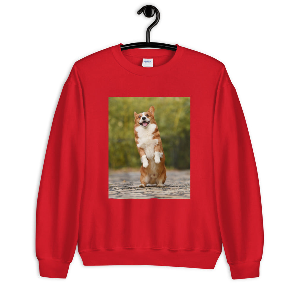 Standing-corgi ユニセックス スウェット
