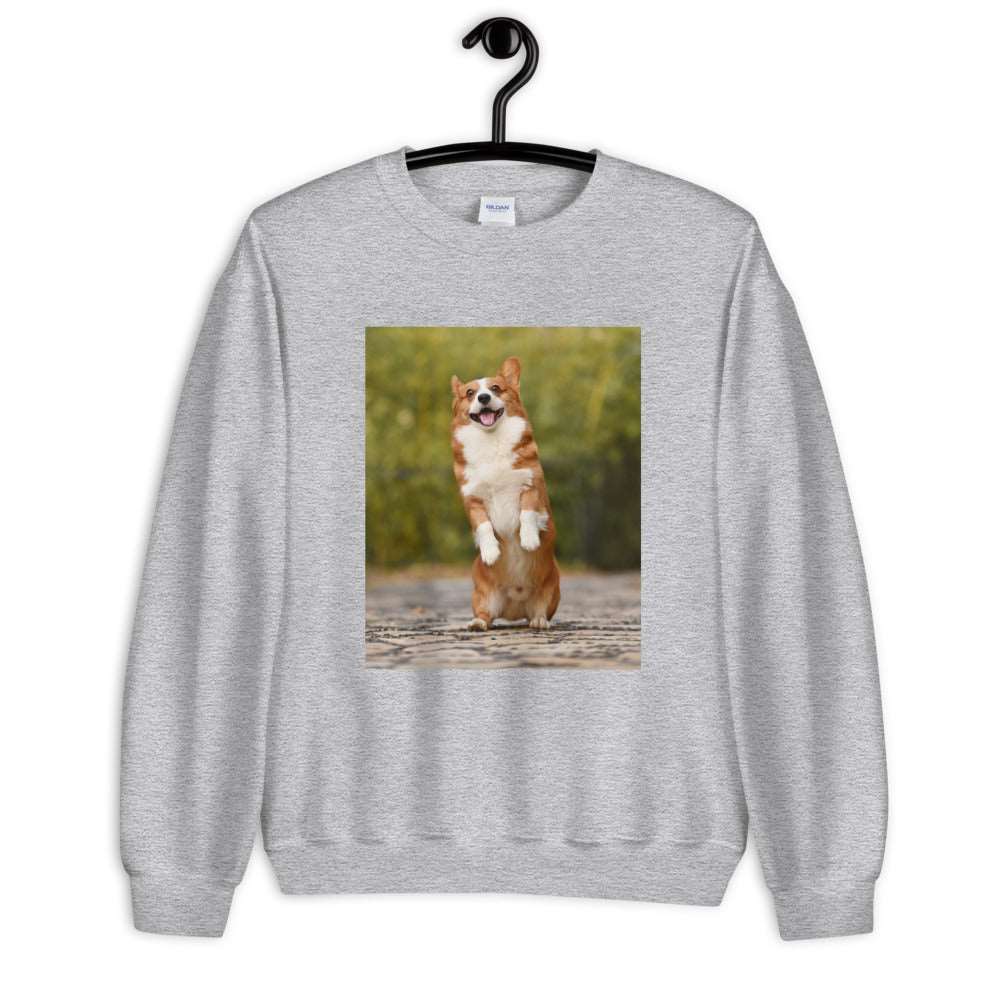Standing-corgi ユニセックス スウェット