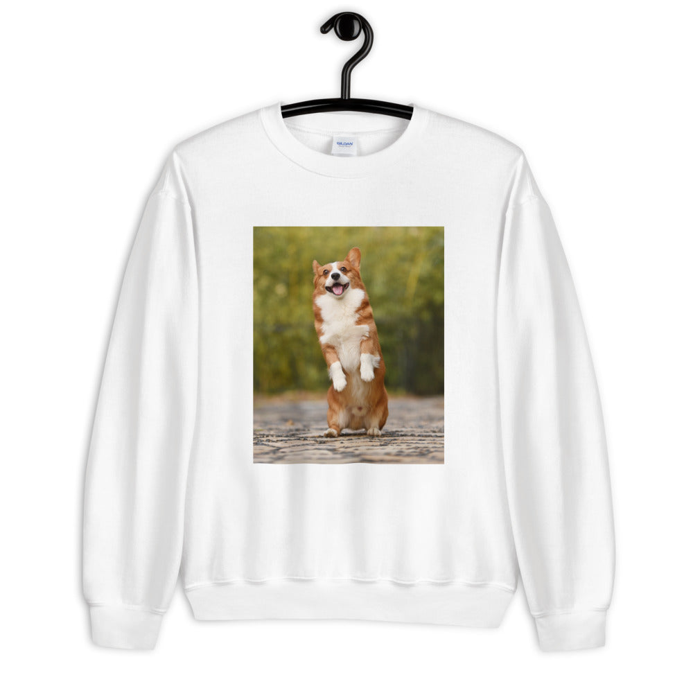 Standing-corgi ユニセックス スウェット
