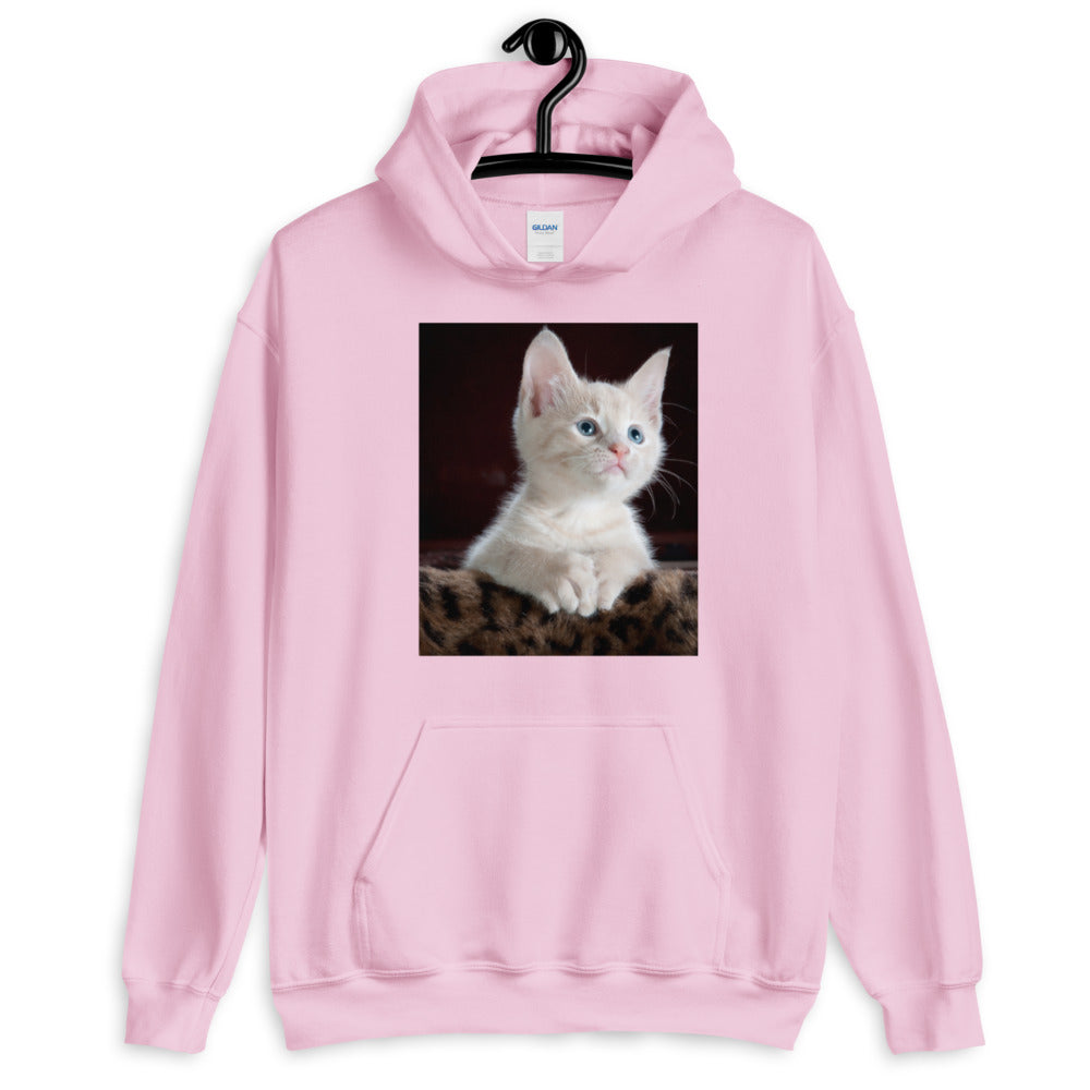 Kitten-looking-up ユニセックスパーカー - hiromiyastore